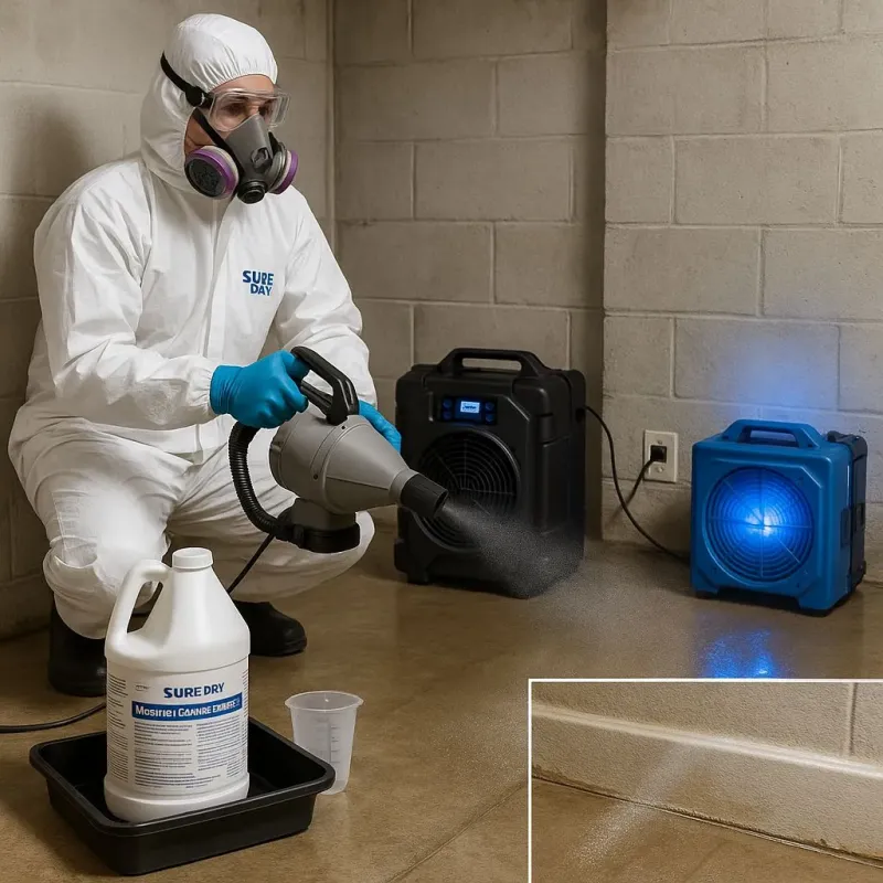 Sanitization and Odor Removal process in Fairdale, PA